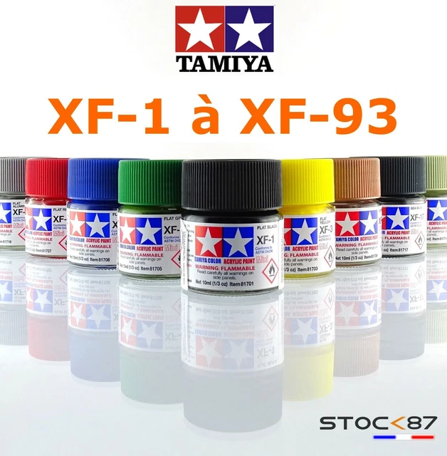 Peinture Acrylique Mate Tamiya XF60 Jaune Foncé - Pot De 10 Ml - Neuf