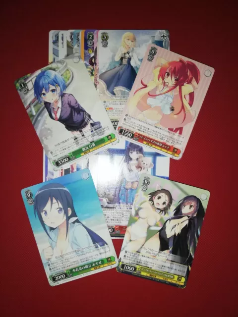 Weiss Schwarz Dengeki Bunko - lotto 29 carte C/U - Waifu Jap