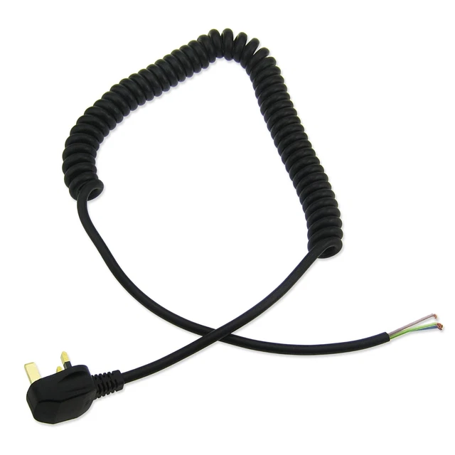 Netzflex Blei Schwarz Netzkabel 3 Kern Gerät Elektrischversorgung Mfl01