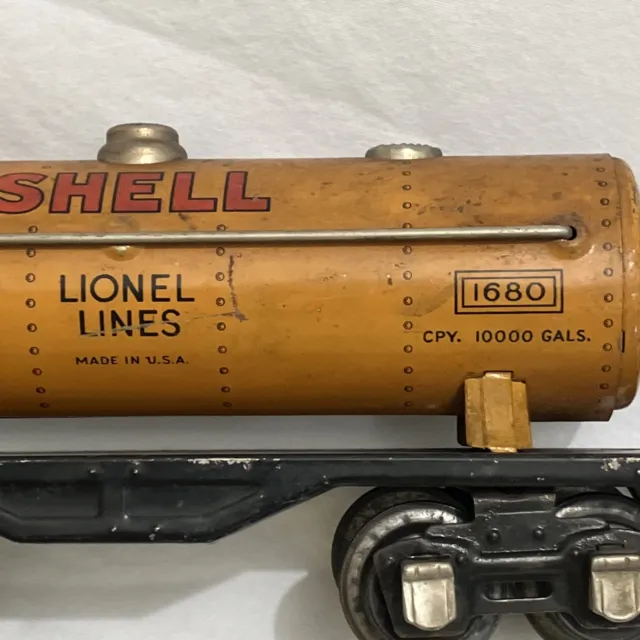 lionel trains tanker car Shell 1680