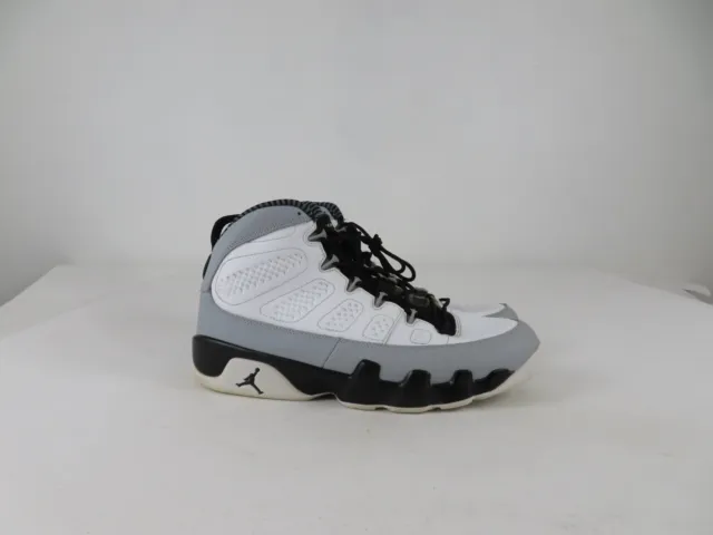 Nike Air Jordan 9 Retro Barons Shoes Mens 10.5 White Black Basketball Sneaker