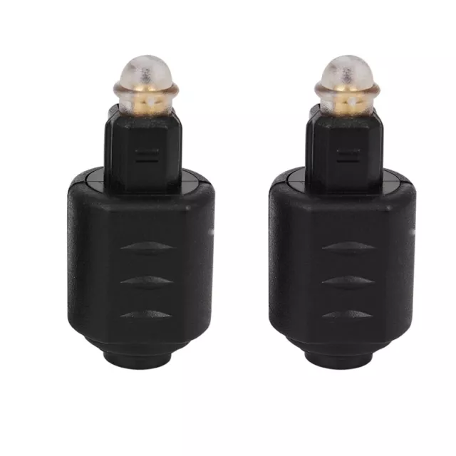 2 Packs Optical 3.5mm Female  Jack Plug To Digital Toslink  Adapter T6S5