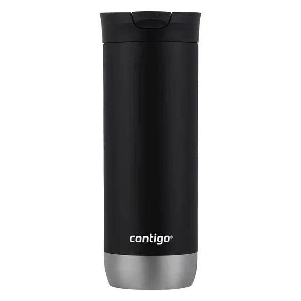 Travel Mug Contigo Leak proof Lid Stainless Steel Thermos 16fl Oz Coffee Tea Cup