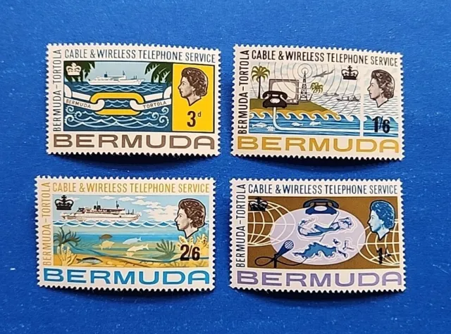 Bermuda Stamps, Scott 214-217 Complete Set MNH