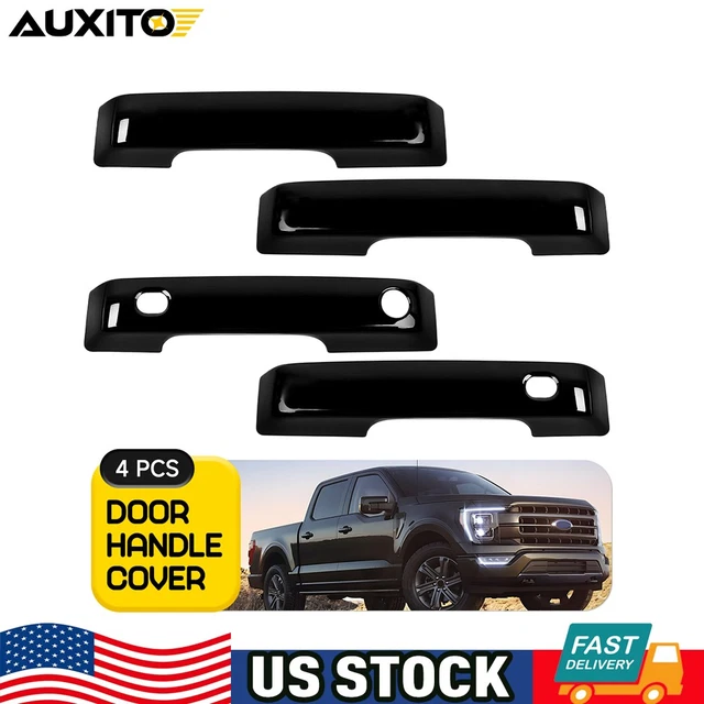 Torox Gloss Black Door Handle Covers For Ford Super Duty F250-F550 2017-2022 (6 Pcs Set)