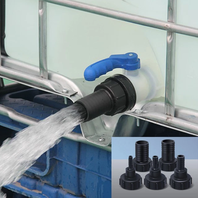1/2& TO 2& Water Ibc tank Adapter Connector Tap Hose Adapter Fitting T