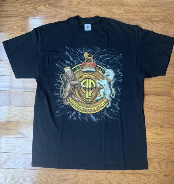 Vintage Emerson Lake Palmer 1997 Tour Black T shirt XL