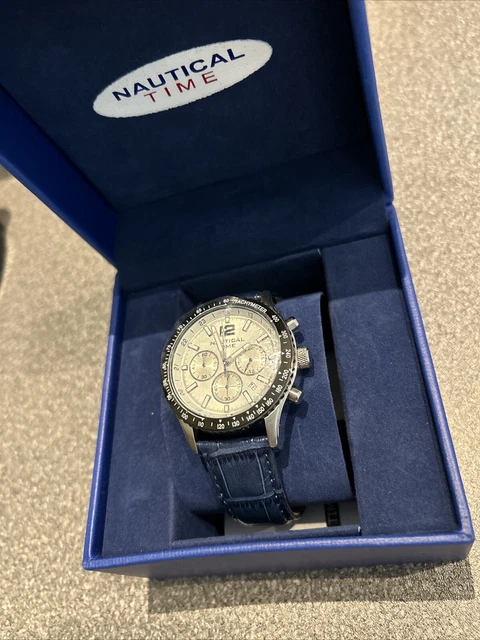 NAUTICAL TIME MENS Watch Brand New Boxed And Papers 70.00 PicClick UK