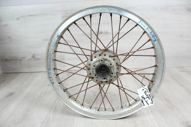 Roue avant complète HAAN WHEELS 16x3,50x36T jante noir/moyeu rouge