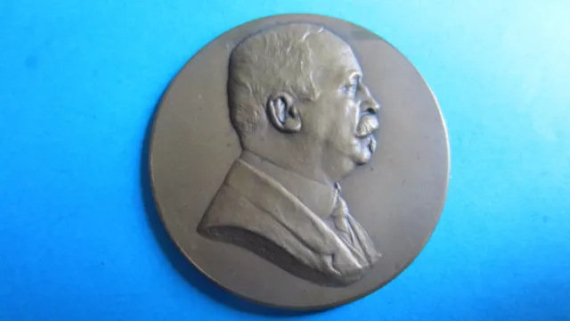 Medal Bronze Belgium WITH Decroix 1867-1912 Signed Tambin IN XF