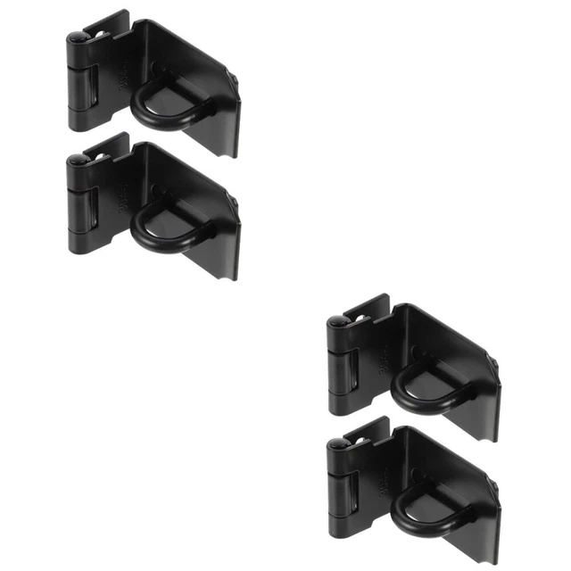 4 Pcs Decorative Retro Lock Buckle Stainless Steel Staples Hasp Lock
