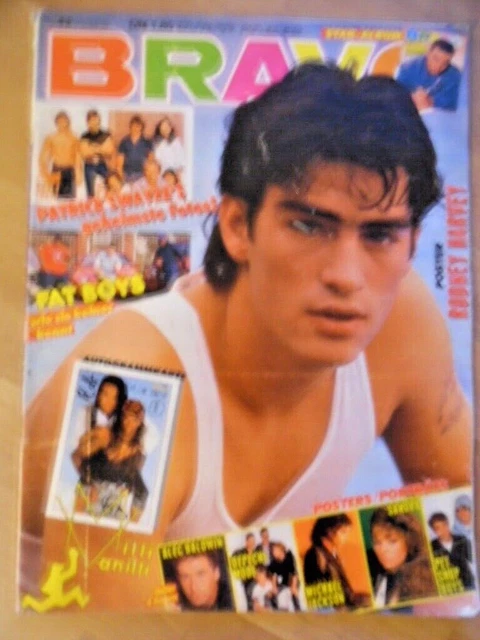 BRAVO 42 - 13.10. 1988 B Swayze SANDRA Iron Maiden Eros Cosso Pet Shop Boys KISS