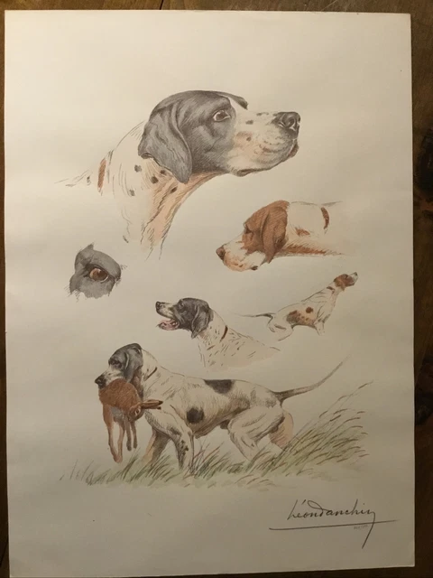 Gravure Léon Danchin