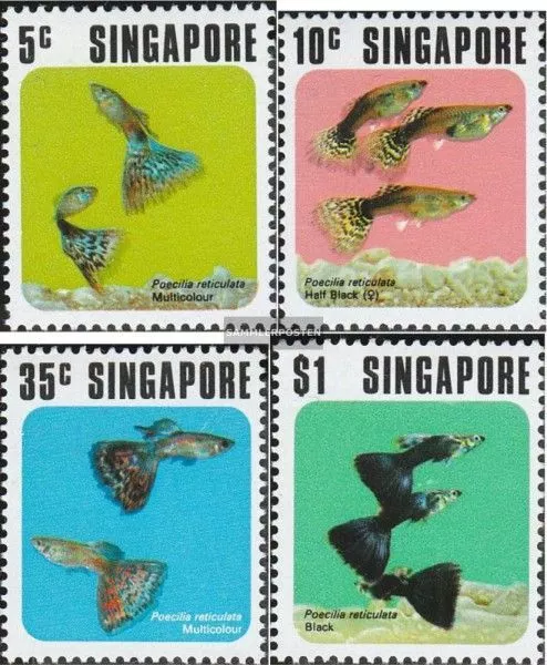 Singapur 209-212 (kompl.Ausg.) postfrisch 1974 Zierfische