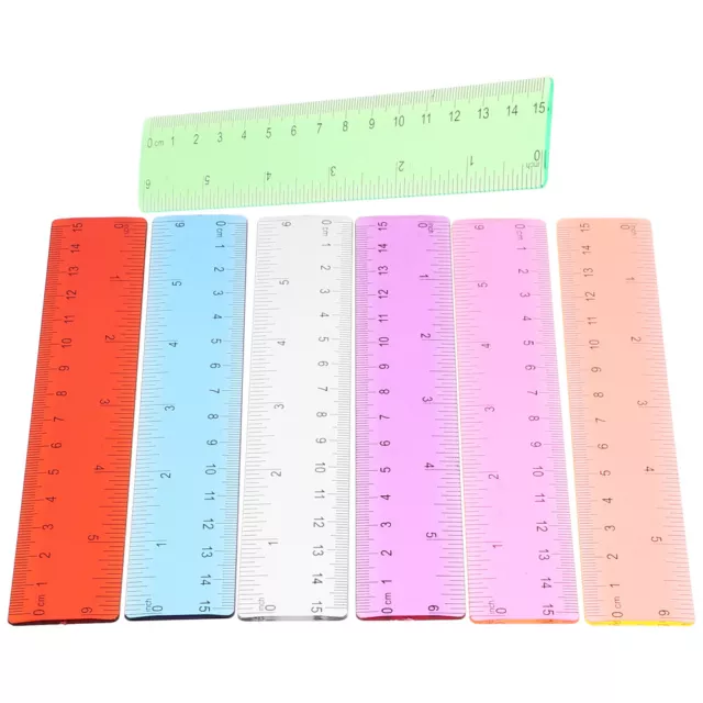 2 PACK STRAIGHT Line Stencil Lettering Guide Drawing Ruler School