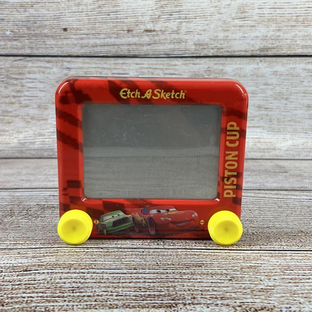 (13) Rare Etch a Sketch piston cup cars