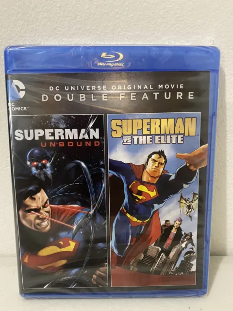 DC Universe  Double Feature: Superman Unbound/Superman Vs. the Elite Blu ray New