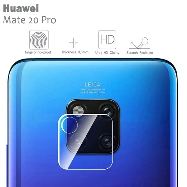 Pour Huawei Mate 20 Pro Back Caméra Lens Genuine Tempéré Glass Protector Clear