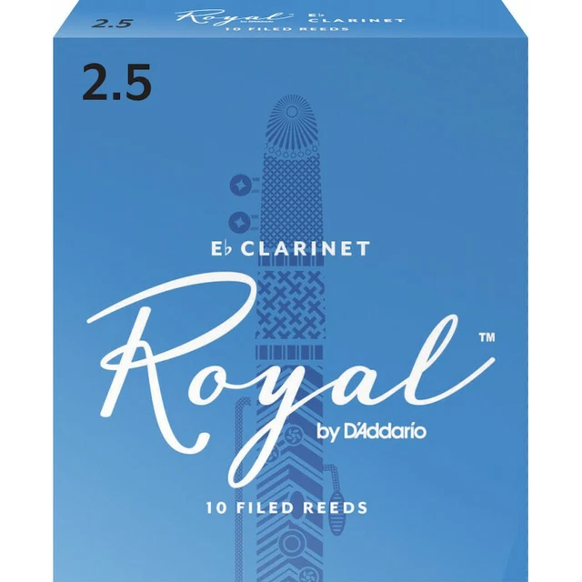 D'Addario RBB1025 - Anches - clarinette mi bémol, force 2.5, boîte de 10