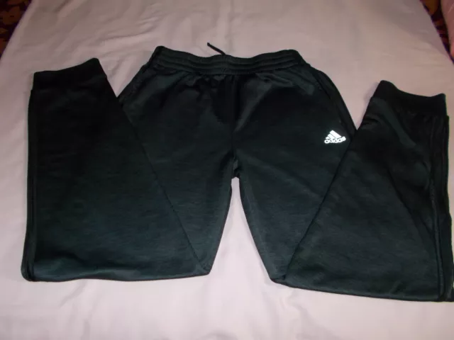 Boys Youth Adidas Black Pants Size XL 18/20 Warm Up  Elastic Waist Draw String