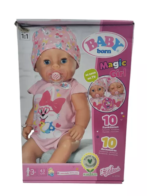 Baby Born Puppe Magic Girl Babypuppe Spielzeug Zapf Creation 43cm