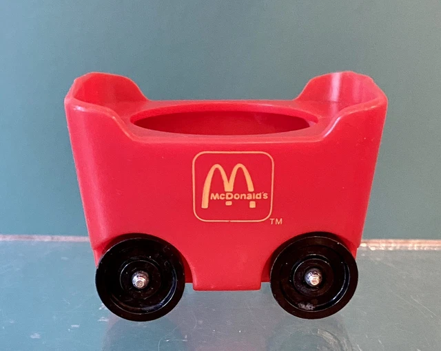 Fisher Price Chunky Little People Red Fry Cart from McDonald’s Restaurant 2552