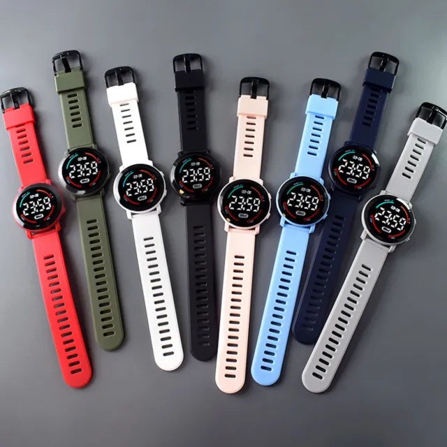 Kids Digital Electronic Watch Children Boys Girls LED Watches Sports Waterproof