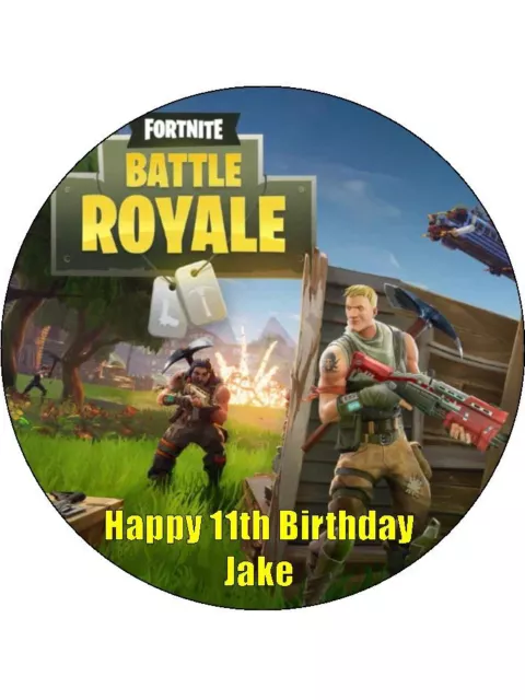 Fortnite Cake Toppers Edible Birthday Cake Decorations