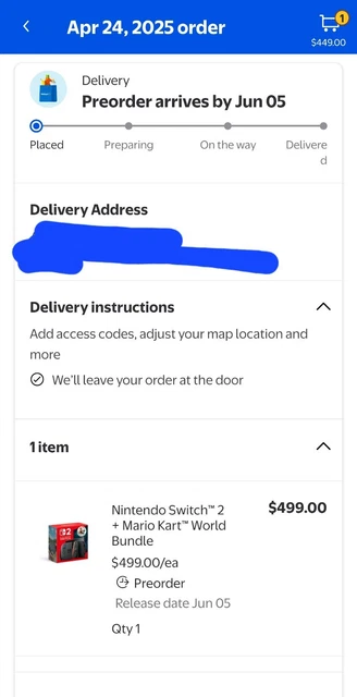 NINTENDO SWITCH 2 Mario Kart World Bundle Confirmed Walmart Preorder ...