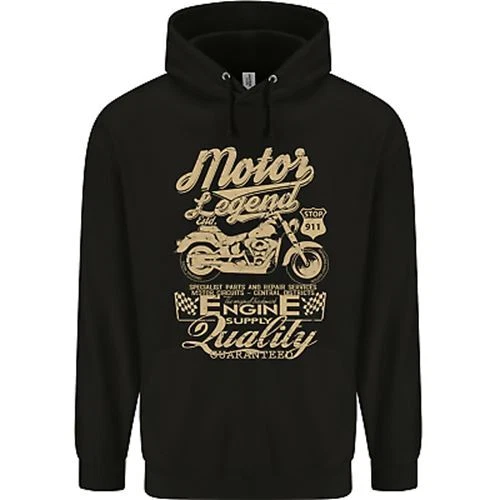 Sweat à Capuche Motard - 'Tous Les Hommes Naissent égaux...' - Coton/polyester, Plusieurs Couleurs