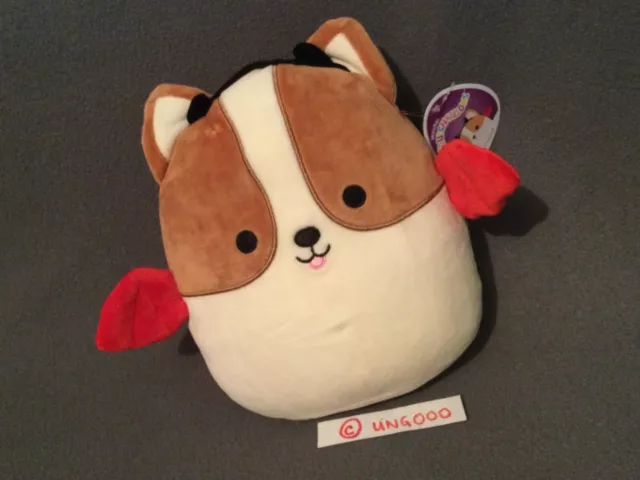 8" Reginald Corgi Dog Red Devil Halloween Costume Squishmallow Plush Toy 2021