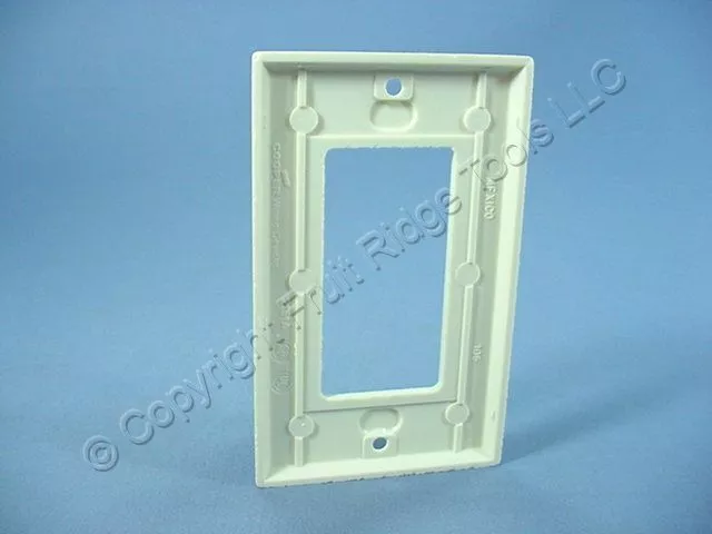 Cooper Lt Almond Standard 1G Decorator GFI GFCI Cover Thermoset Wallplate 2151LA 3