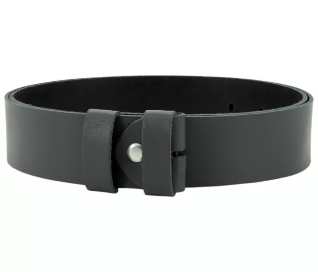 Echt Ledergürtel 4 cm ohne Schnalle Wechselgürtel Leder Wechsel Gürtel belt Grau