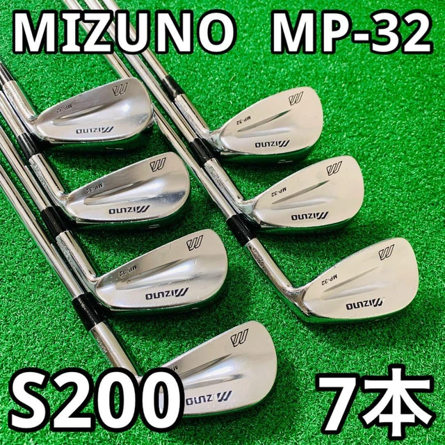 Mizuno MP-32 Iron Set Pride Gold/Flex:S200/Grip #4-Pw(7Clubs)/Dynamic