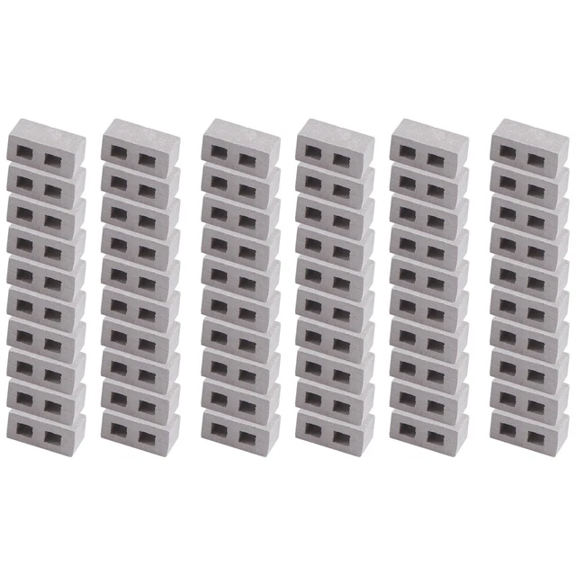Lot De 10 Chargements De Parpaings Sur Palettes - Échelle 1/72 - Décoration Pour Maquettes Militaires - Neuf