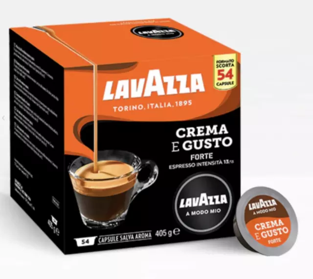 216 lavazza a modo mio CREMA E GUSTO FORTE  capsules de cafe