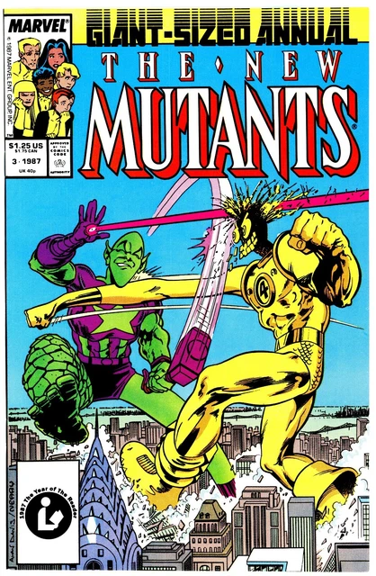 The New Mutants Annual #3 Imposisible Man! Marvel Comics 1987! Higher Grade!