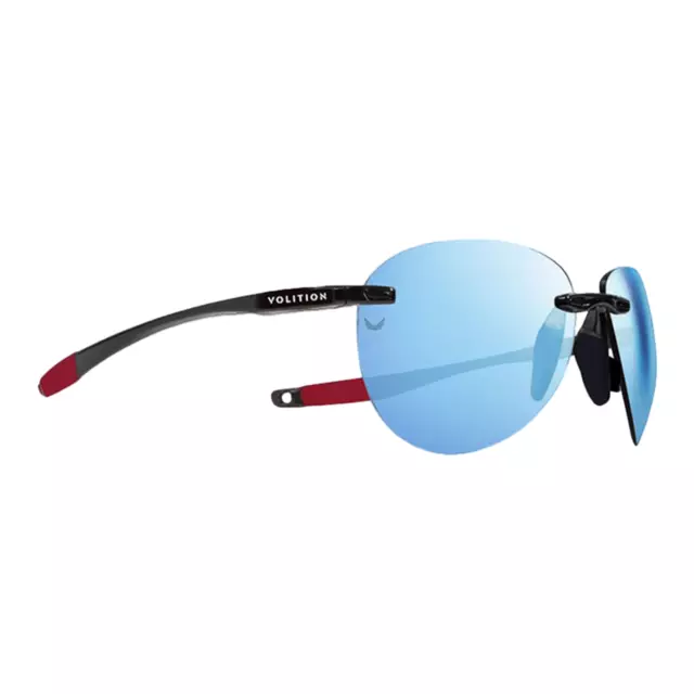 NEW REVO DESCEND A Volition Black POLARIZED Blue Water Lens Sunglass 1169V 01 BL