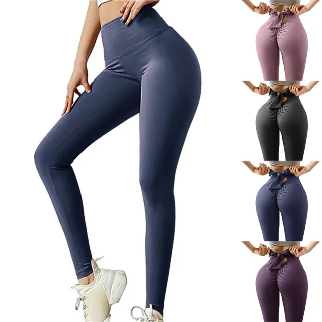 Pantalon de yoga tendance pour femmes leggings taille haute pantalon scrunch tai