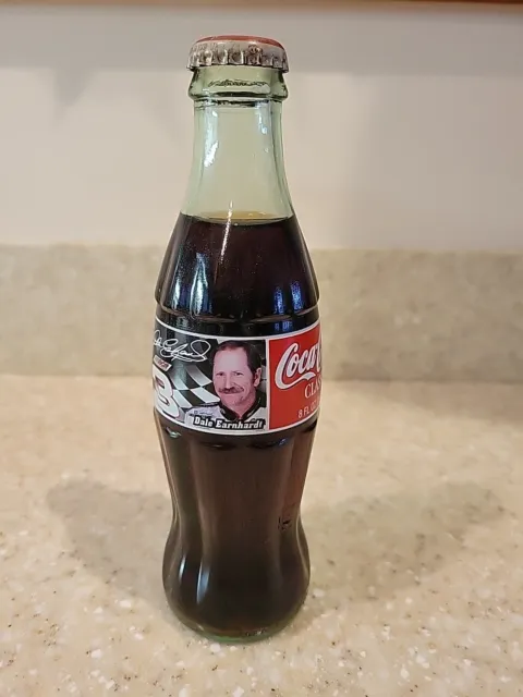 Dale Earnhardt #3  Coca Cola  Bottle 1996    8 Ounces FULL & UNOPENED