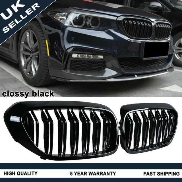 Sport grille double bar performance gloss fit for BMW 5 Series E60 E61  03-10 