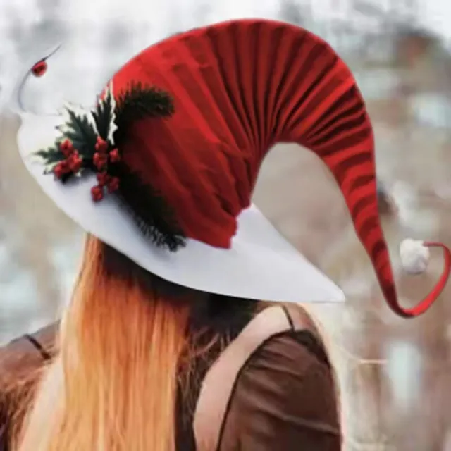 Christmas Santa Claus Elfs Caps Decoration Family Party Plush Hats Gift Adults