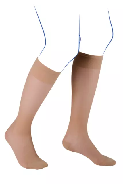 Chaussettes De Compression Medicale Pour Femme - Thuasne Secret Taille 4L