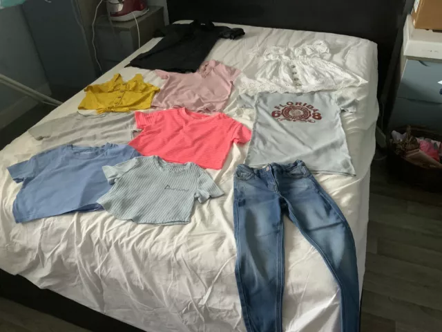 Bundle of Girls Clothes Age 7 - 10 Items Listed Below Next River Island Shein