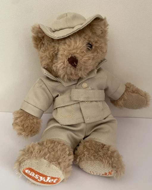 LIMITED EDITION EASYJET Gulliver Safari Teddy Bear Soft Plush Toy 9” £