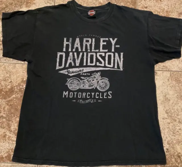 Vintage Harley Davidson Scottsdale Arizona Graphic T-Shirt ( Mens Xl ) Black