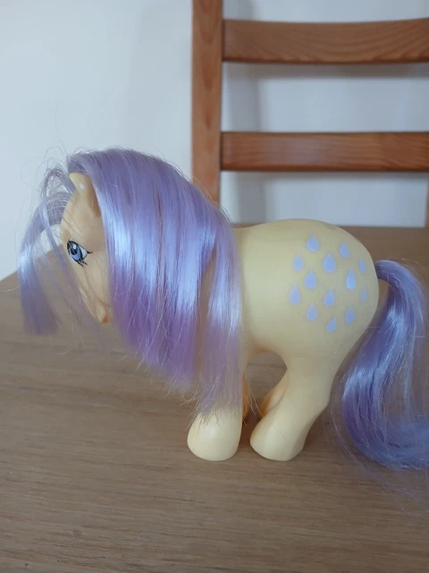 MON PETIT PONEY Années 80 My Little Pony China G1 Vintage Vert Citron