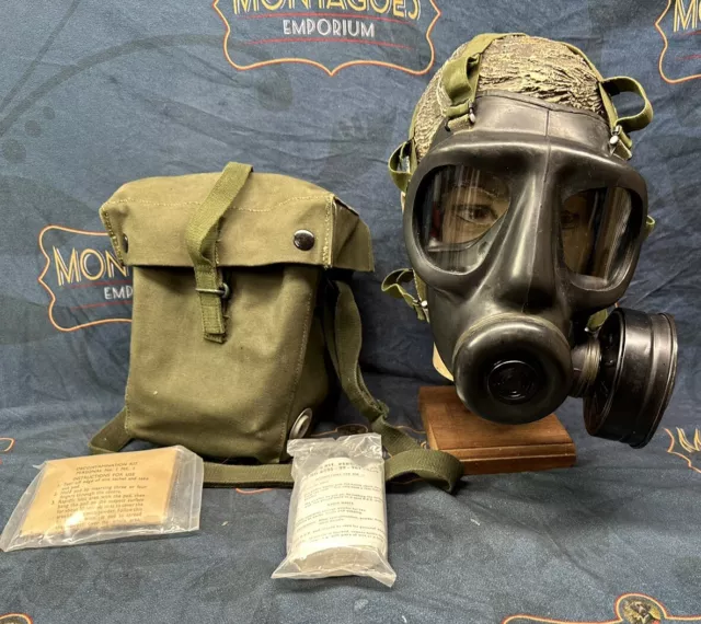 British Army S6 Respirator Gas Mask , Haversack Mint Condition