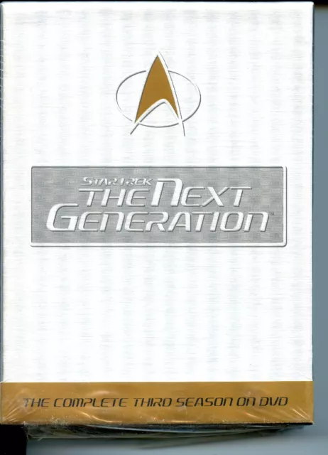 New Star Trek the Next Generation Season 3 Sealed DVD 2002 7 Disc Set
