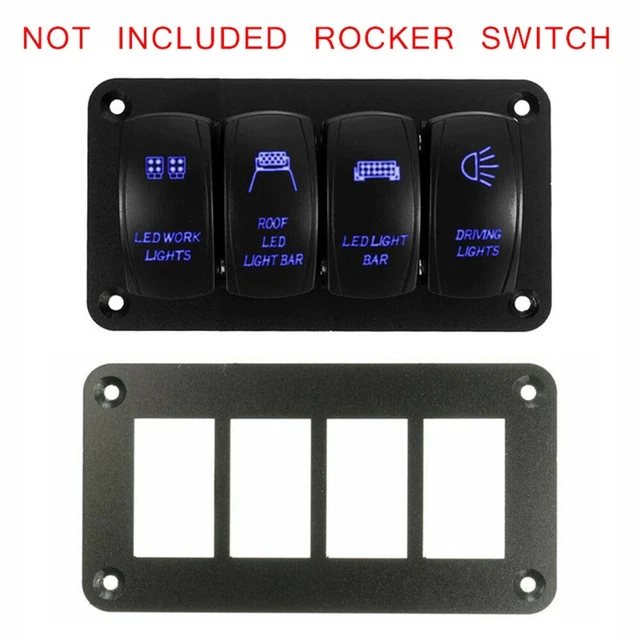 Rocker Switch Panel Holder For General Motors, Motorcycles, Buses, Boats, RVs